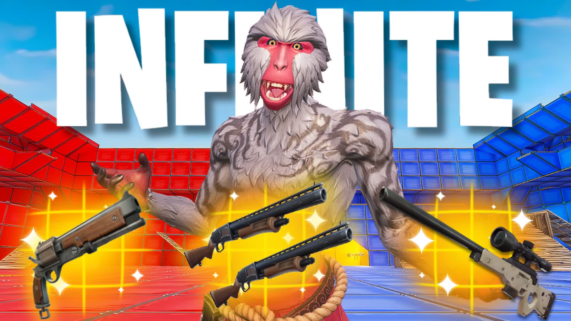 INFINITE RED VS BLUE 🔴🔵 3891-7093-7706 by ezjiozi - Fortnite Creative ...