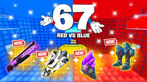 67 RED VS BLUE 🔴🔵 NEW COMBAT [GOATED]