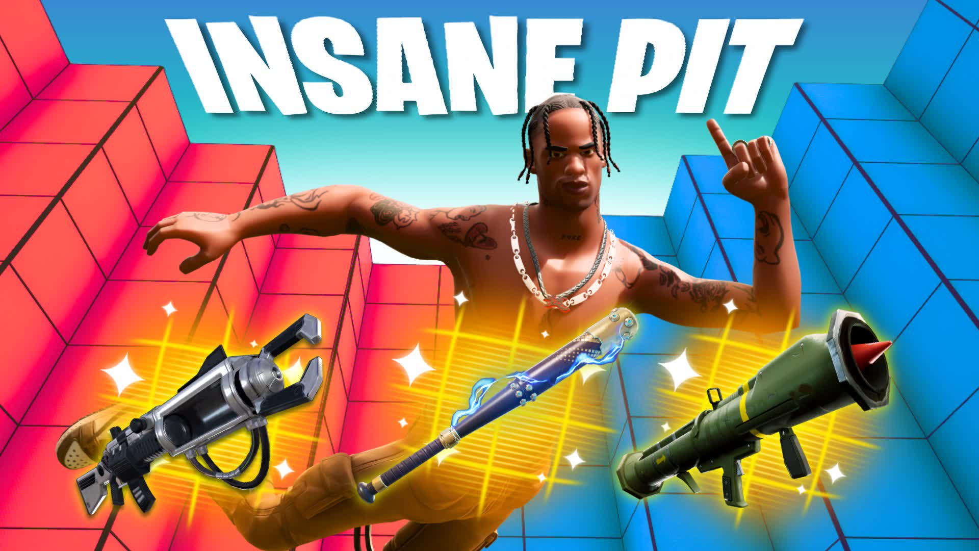 INSANE PIT RED VS BLUE - حفرة مجنونة