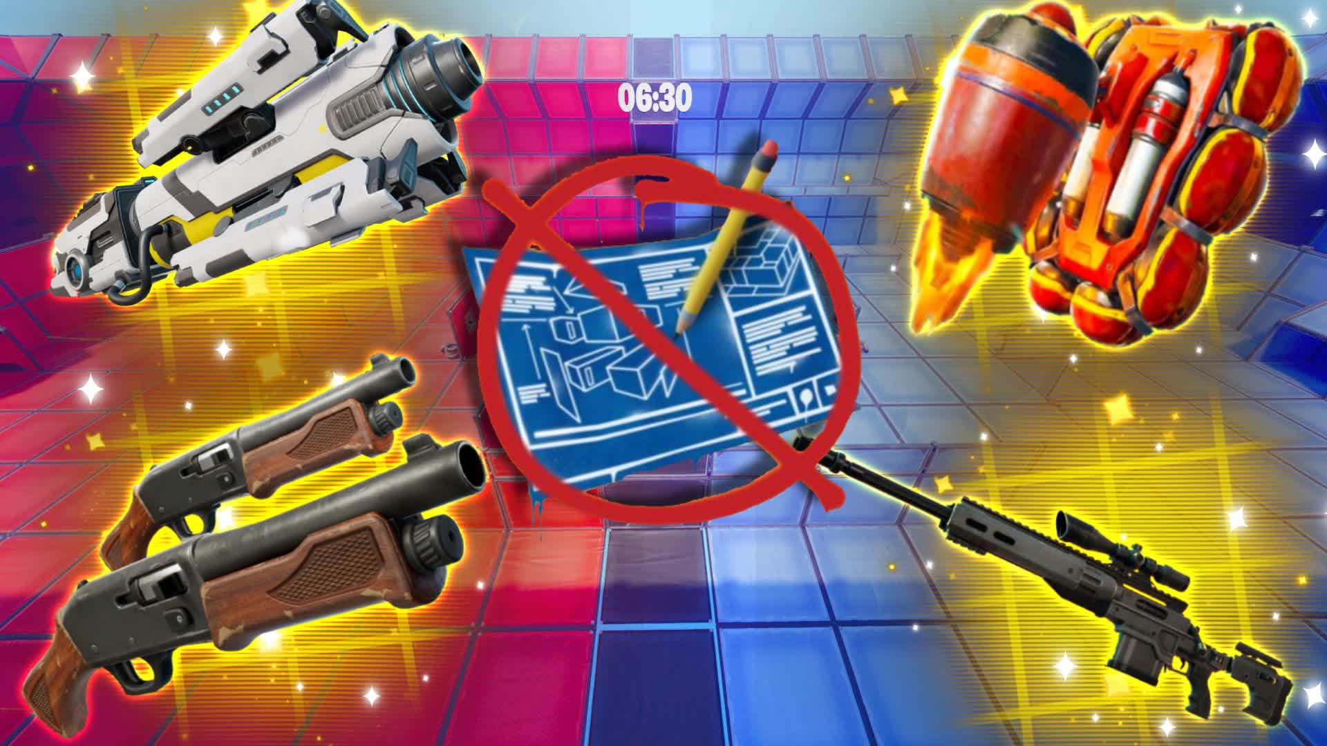 ZERO BUILD🔥RED VS BLUE 🔴🔵- KREXZ