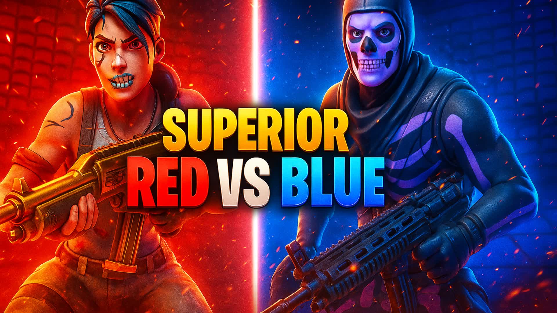 SUPER RED V BLUE 🔴🔵