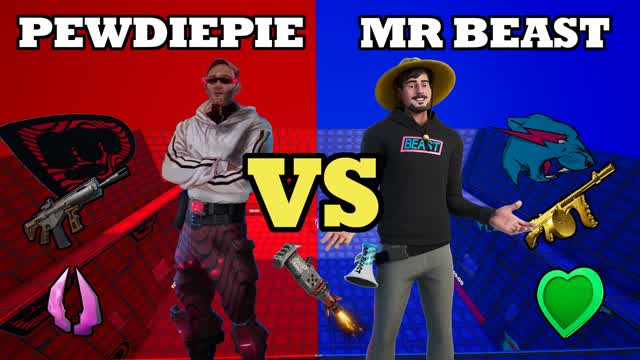 🔵MR BEAST VS PEWDIEPIE 🔴
