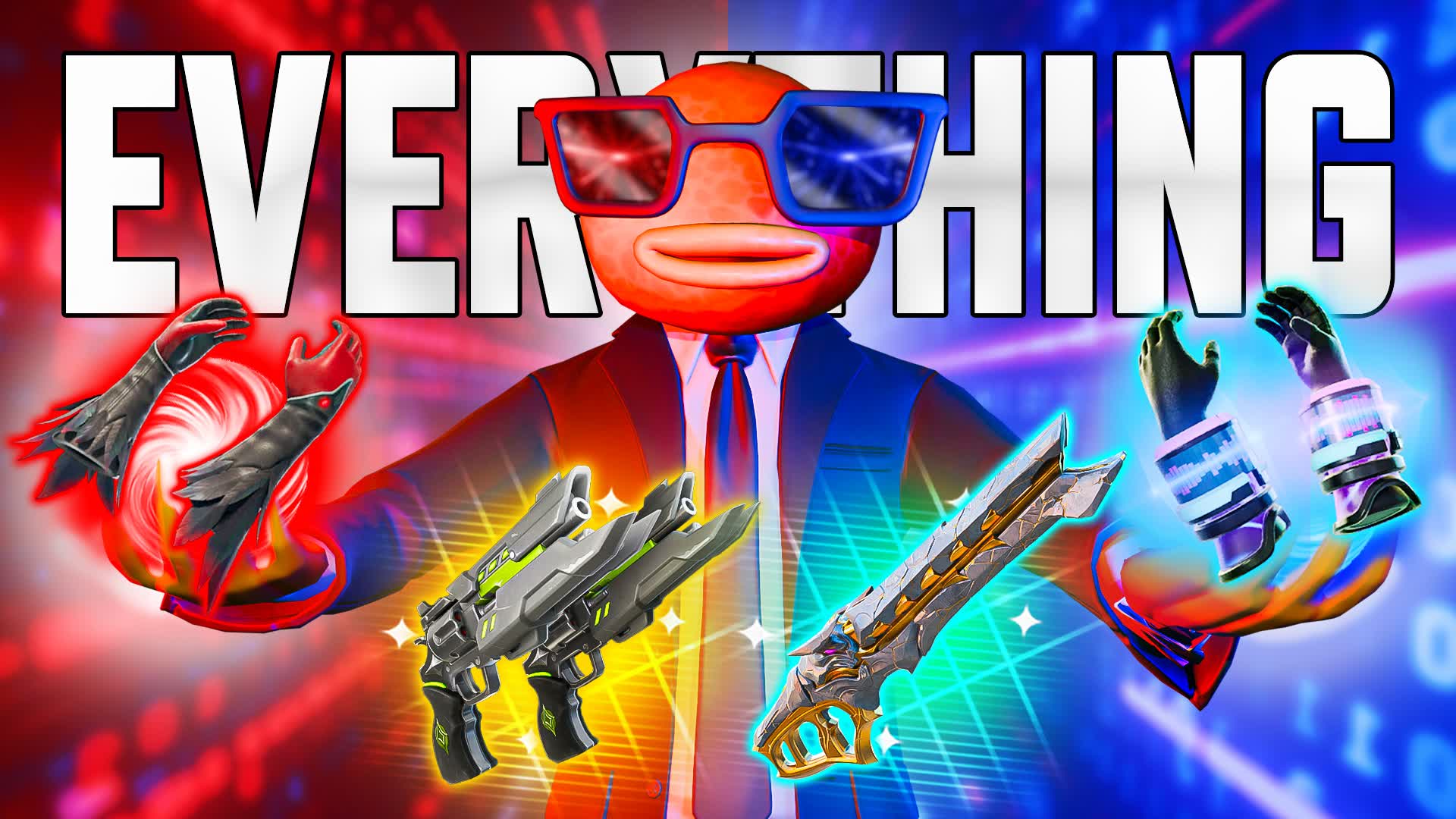 EVERYTHING RED VS BLUE 🔴🔵