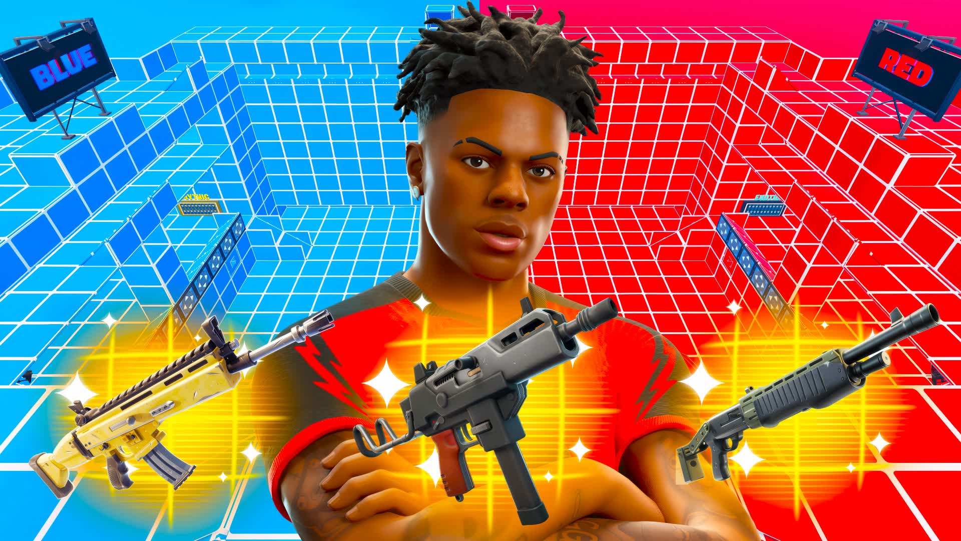 RED VS EXTREME BLUE 🔴🔵