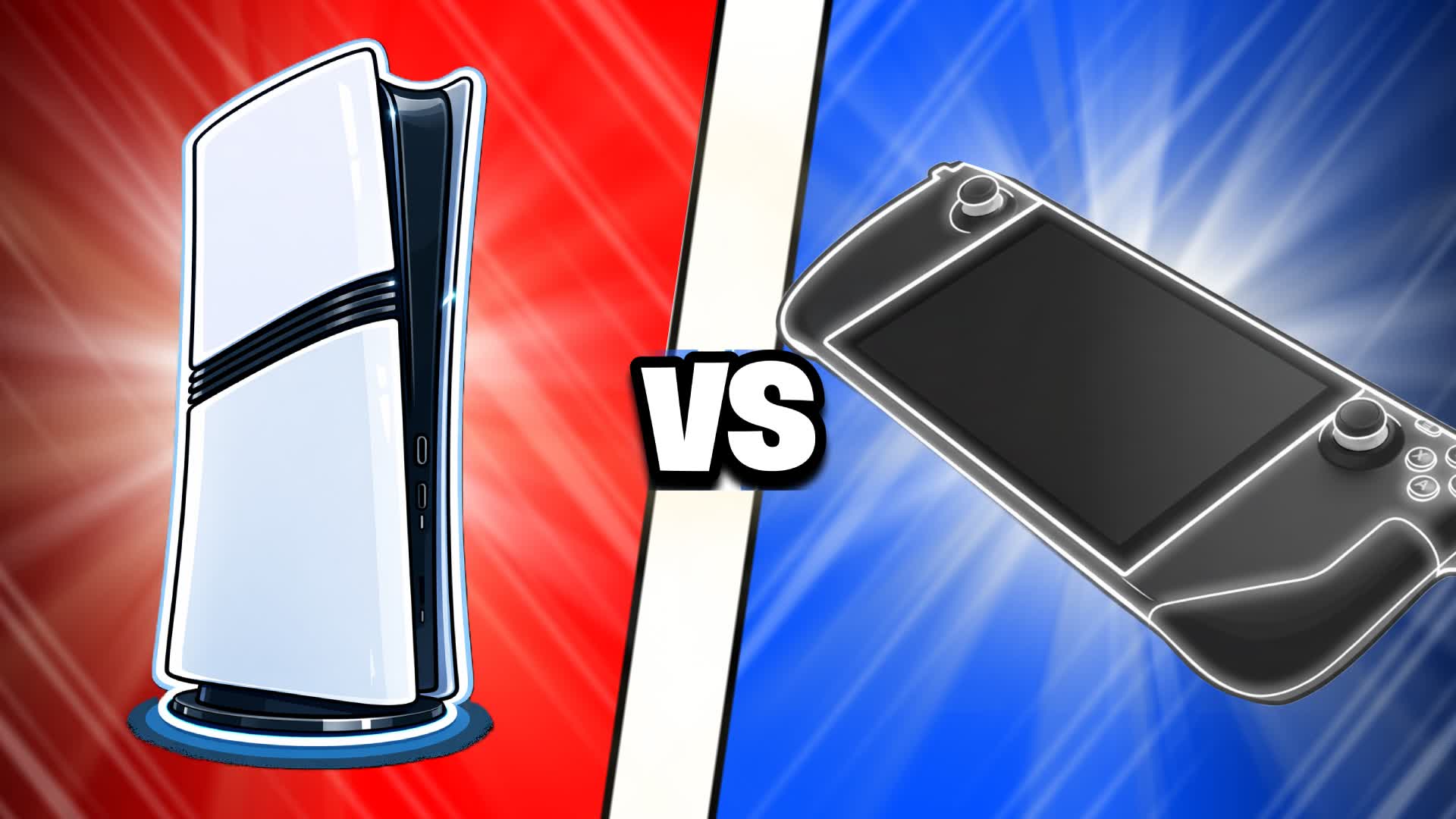 FUNNY PS VS CONSOLE RED VS BLUE🔴🔵