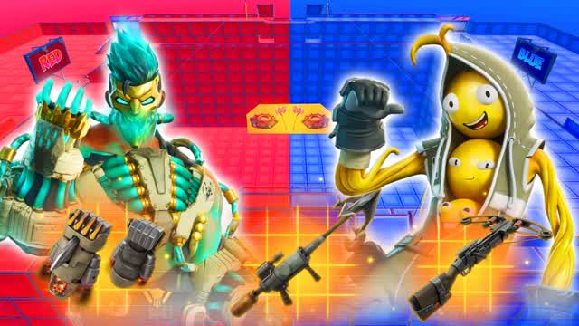 FUNNY RED VS BLUE ONE SHOT GUN GAME 🔴🔵