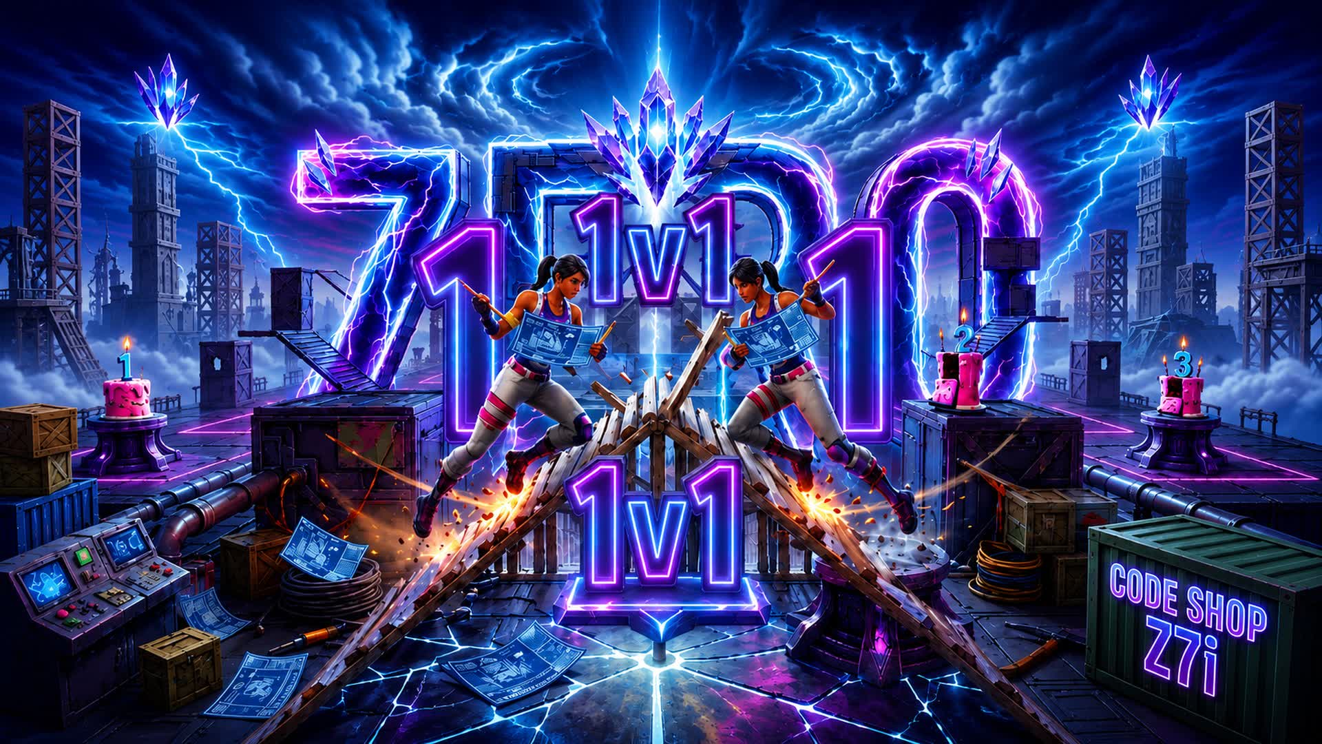 [zero]1v1 map