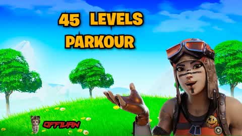 *NEW* 🏃45 Levels parkour🏃