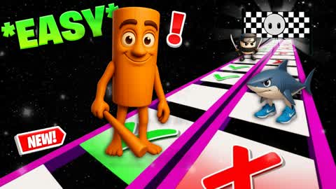 💎GLASS BRIDGE⭐VERY EASY OBBY🌈