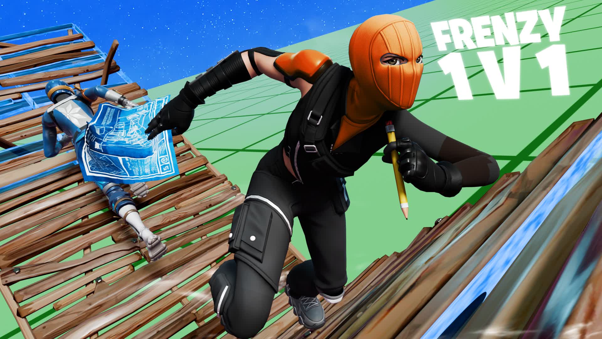 🍁AUTUMN FRENZY🔫1V1 MAP🎯 DRIVE 🚗