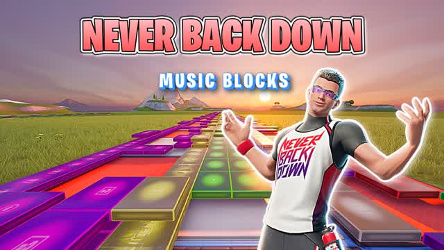Never Back Down Music Blocks Cover
