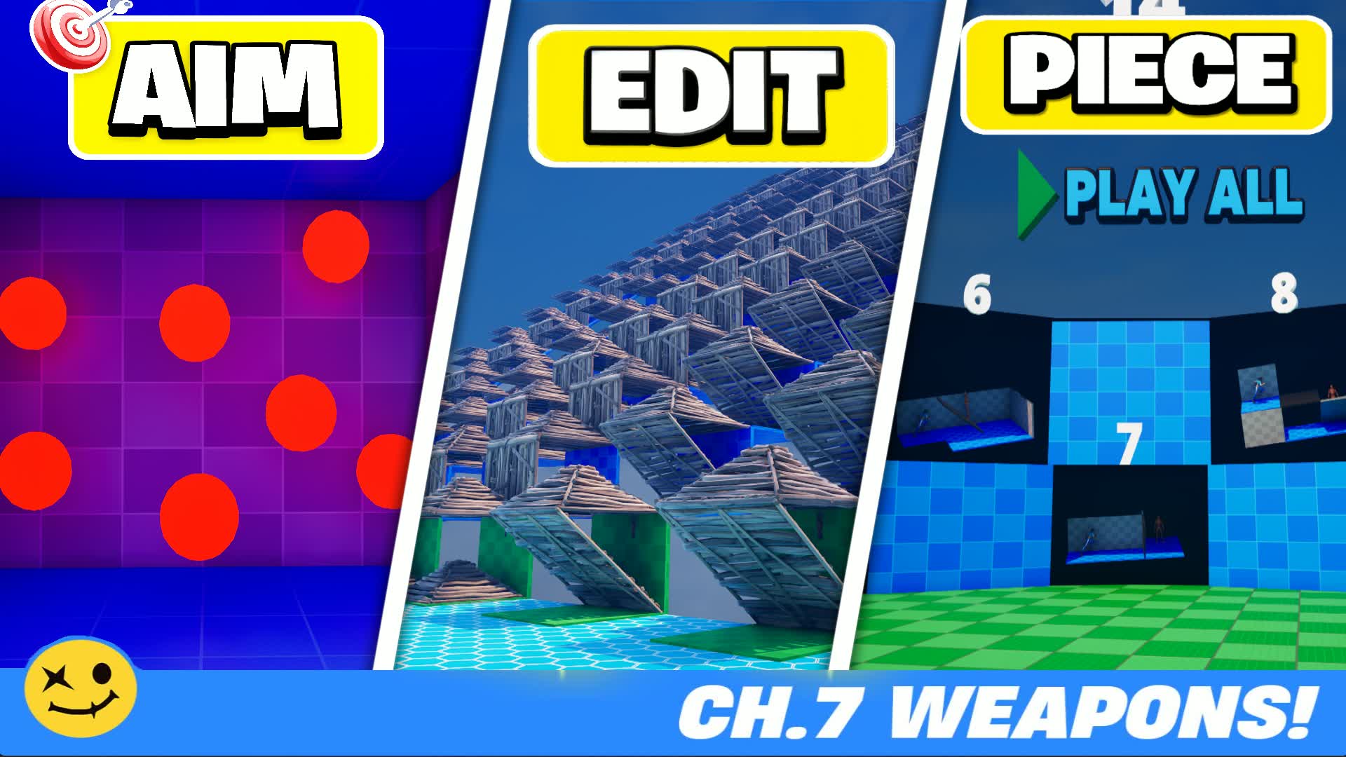 Training: Aim •Edit•Piece•Build