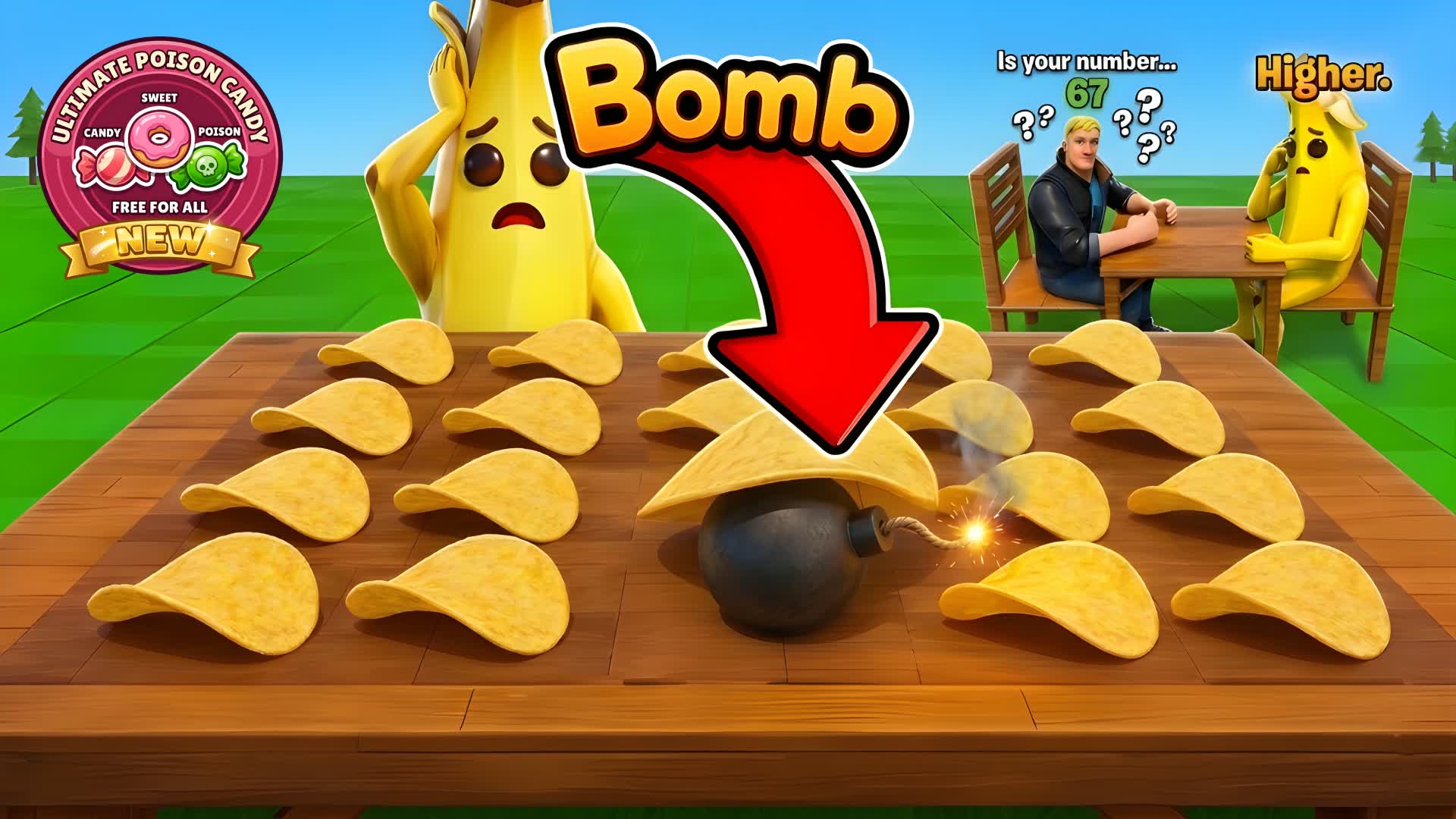 🥔 Chips OR Bomb 💣💥| Guess Number 🔢