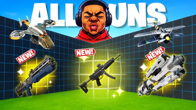 AMAZING 1V1 FFA - ALL GUNS & RIDES