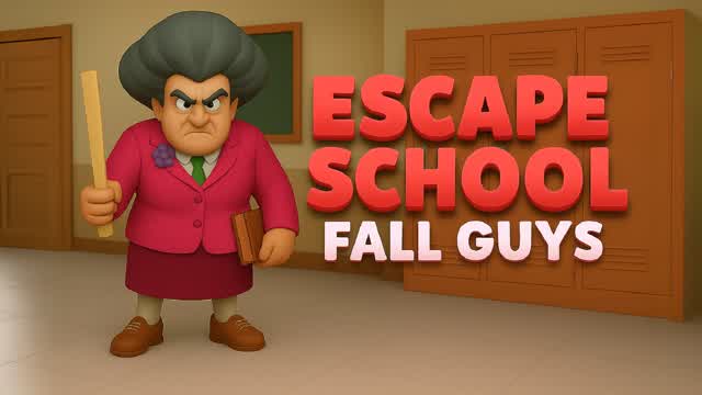 Capture 1 – ESCAPE FROM SCHOOL🚪FALL GUYS