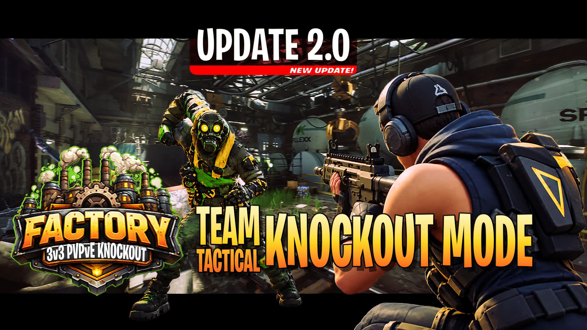 The Factory 🏭 KNOCKOUT MODE - Fortnite island 3586-8913-6272 by iCihan