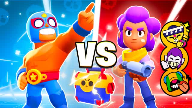 BRAWL STARS 🔫 RED VS BLUE 🔵🔴