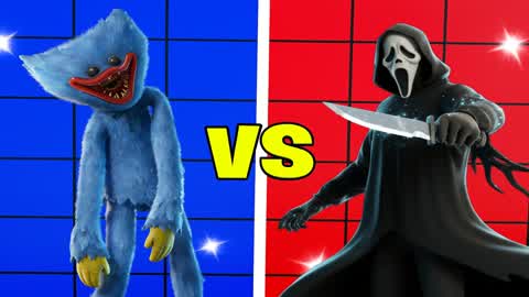 GHOSTFACE VS WUGGY 🔴🔵  RED VS BLUE