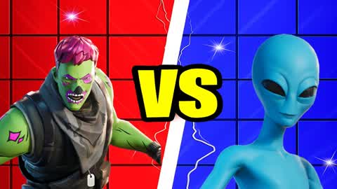 RED VS BLUE 🔴🔵👽ALIENS VS ZOMBIES🧟