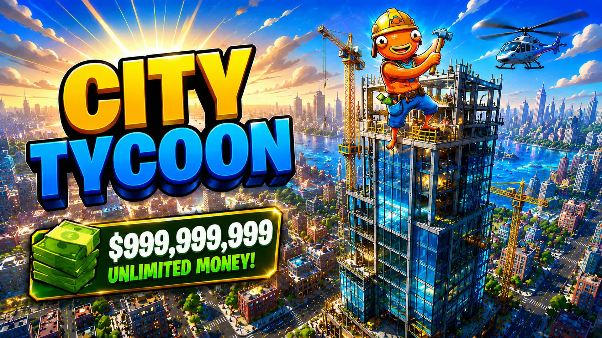 🏙️CITY TYCOON! 💸 قطب المدينة — Fortnite island 1907-4379-8129 by makhai367
