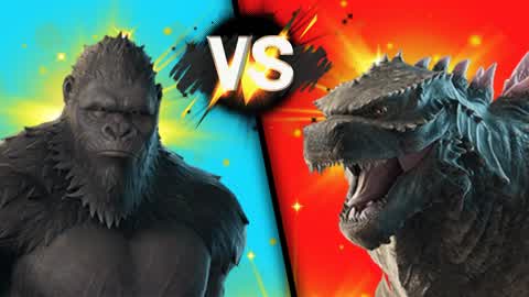 1V1 GODZILLA VS KONG đŽđ” RED VS BLUE