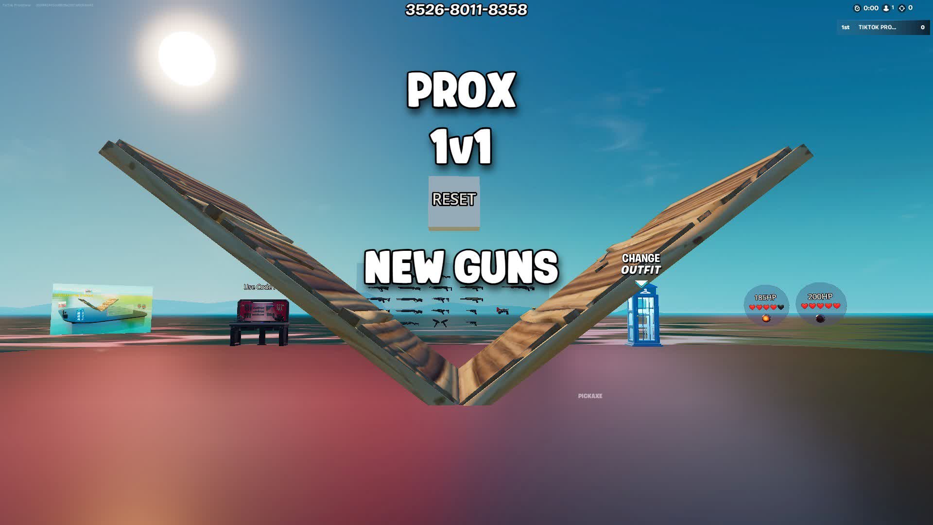 Prox 1v1 Map (17 Players)