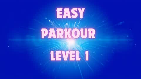 Easy parkour level 1