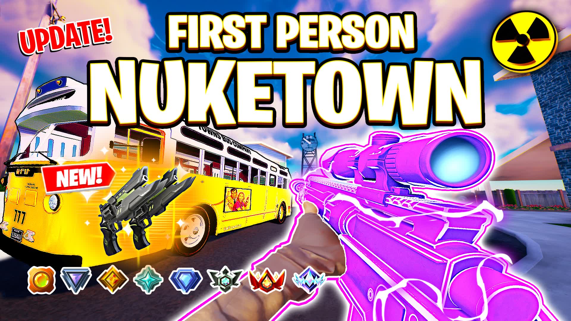 ⭐️ FIRST PERSON GUN GAME - NUKETOWN 🔫