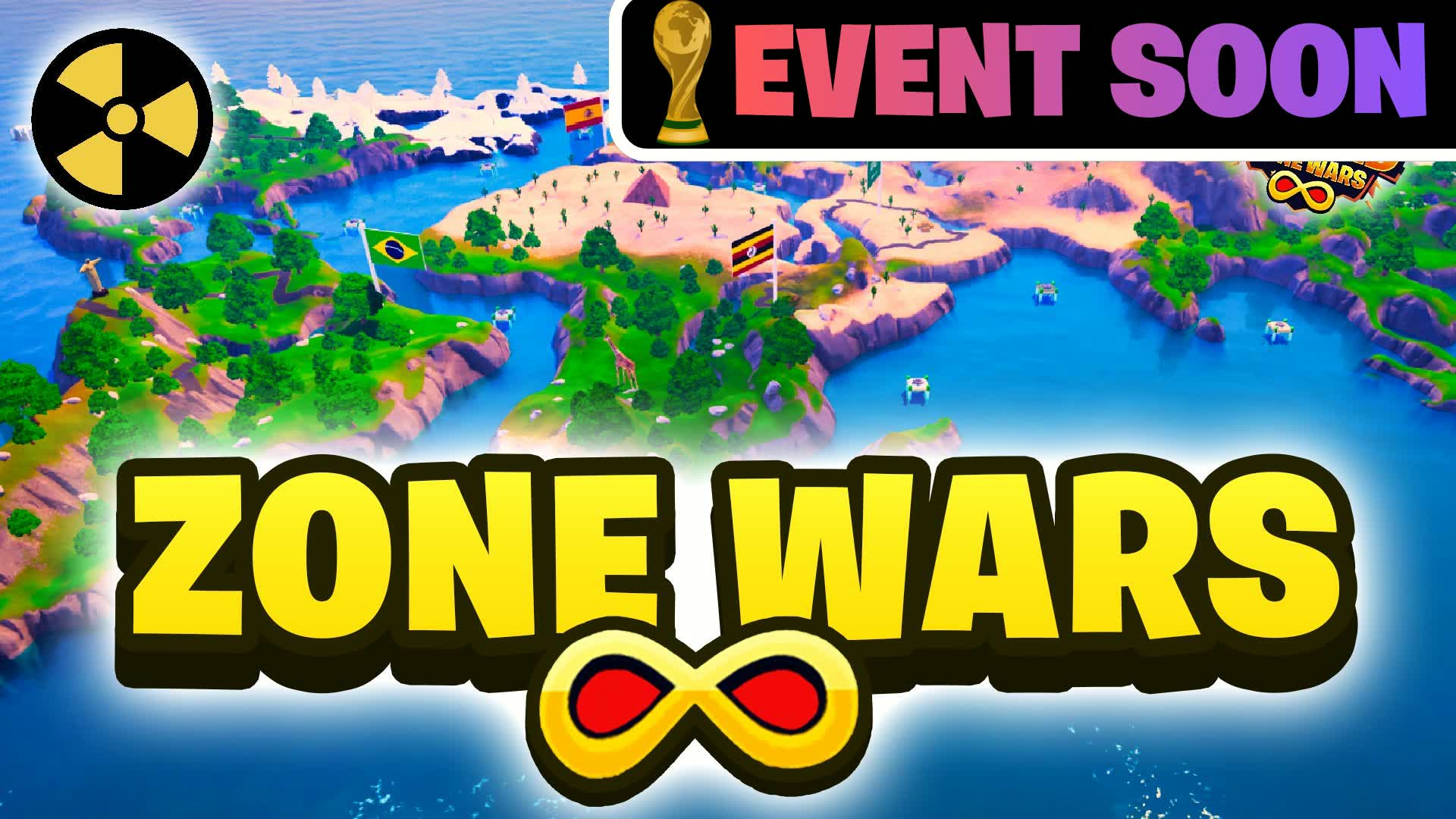 WORLD ZONE WARS 🌎SOLO RANKED ENDGAME