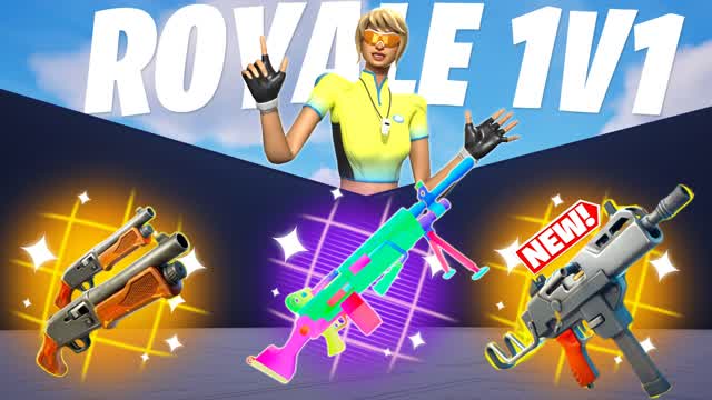 🤫ROYALE 1V1 FFA - ALL GUNS & RIDES