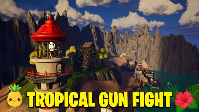 FIRST PERSON TROPICAL GUN GAME:BEACH DAY
