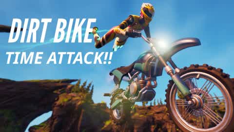 Desert dirt bike race