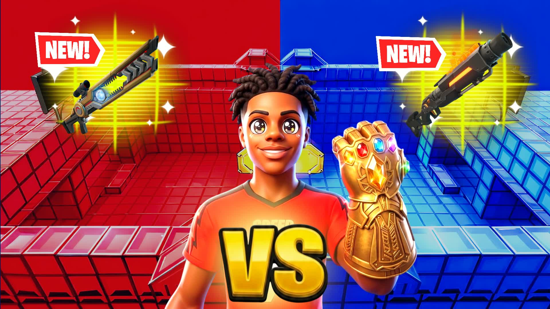 赤vs青🔴🔵すごいヒビ割れ⚡