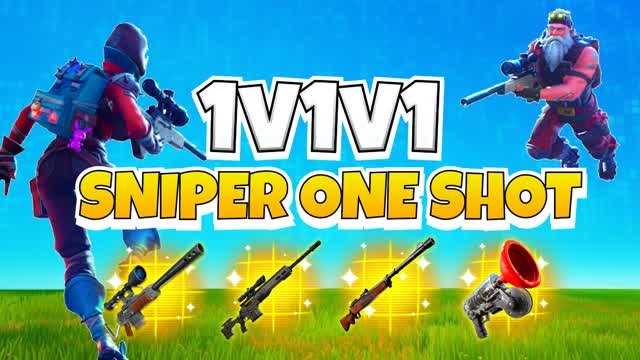 ONE SHOT SNIPER 1V1V1 🎯