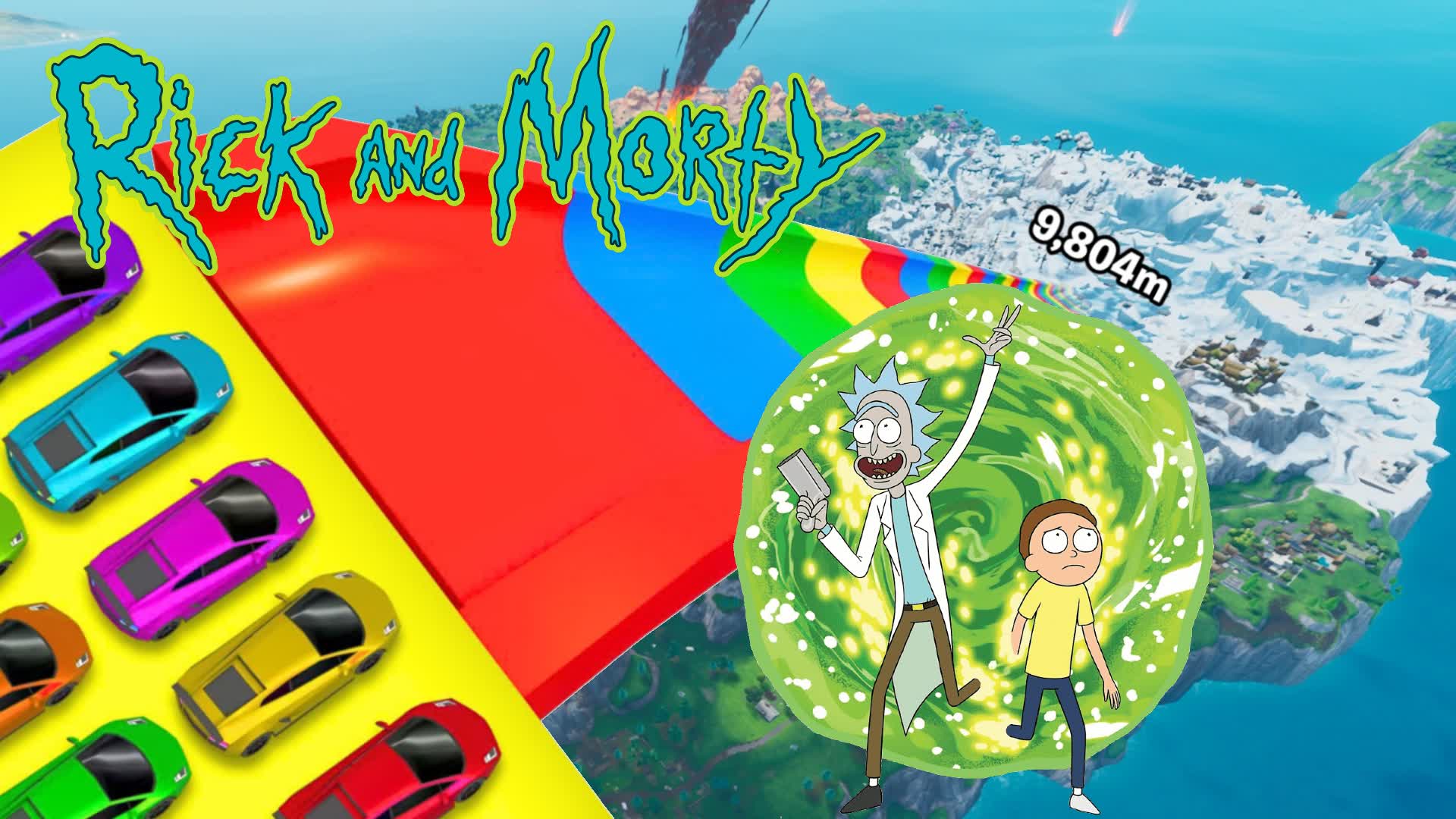👽RICK AND MORTY MEGA RAMP👽