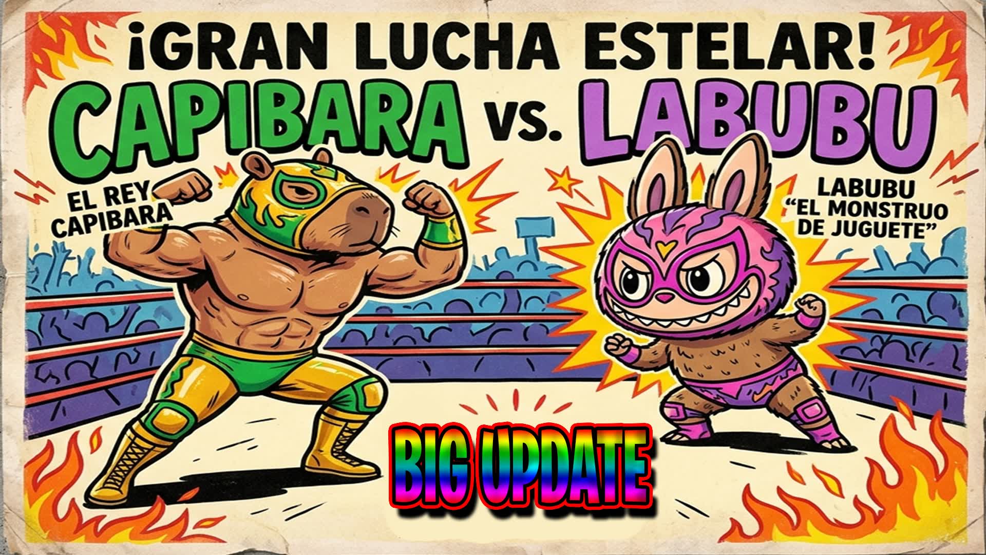 Capibara Vs Labubu