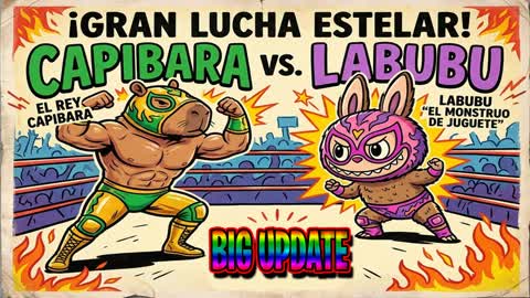 Capibara Vs Labubu