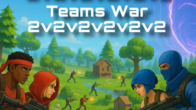 Teams War 2v2v2v2v2v2v2v2