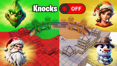 Christmas Red vs Blue vs Orange vs Green