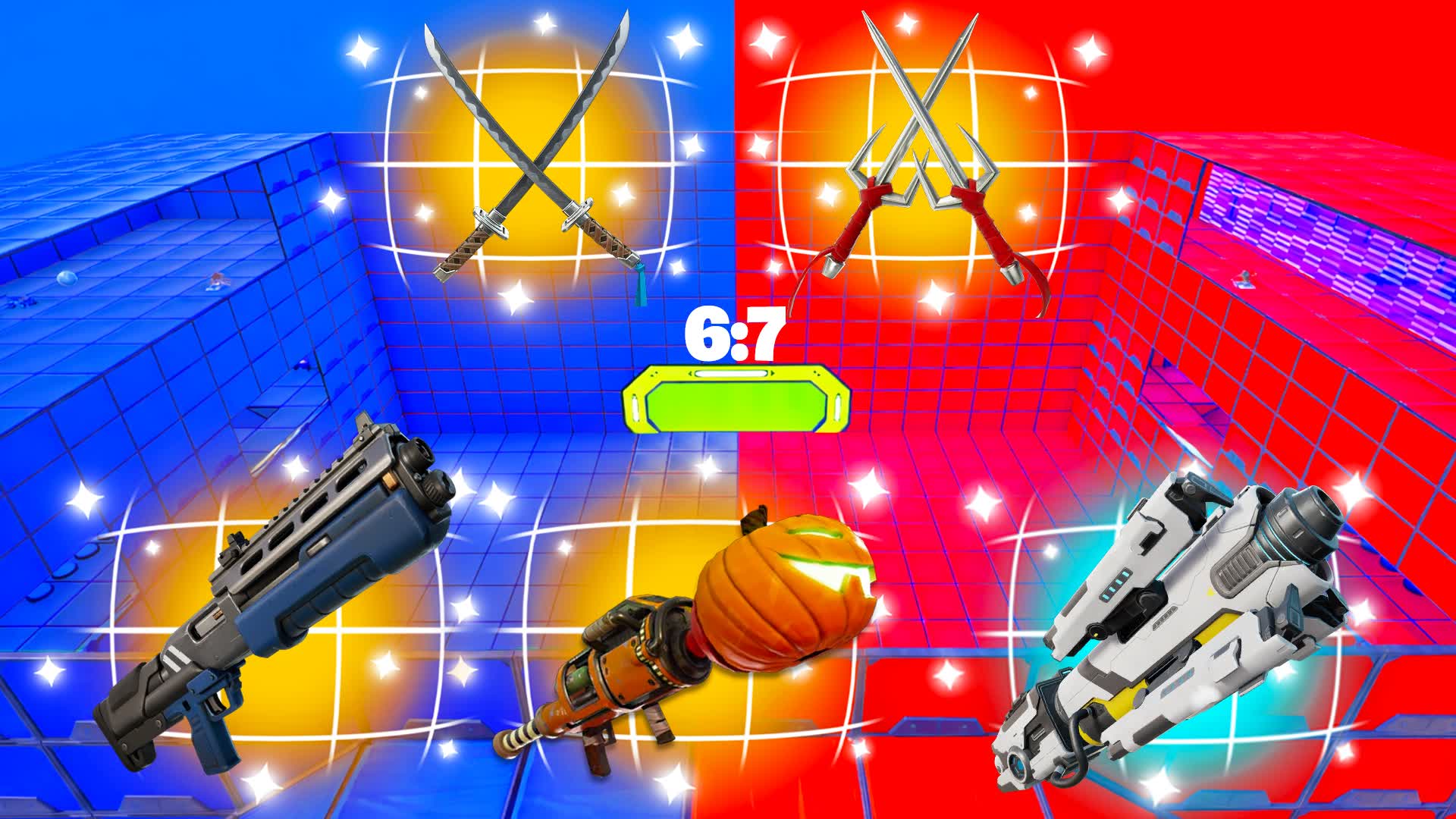 CRAZY TMNT RED VS BLUE