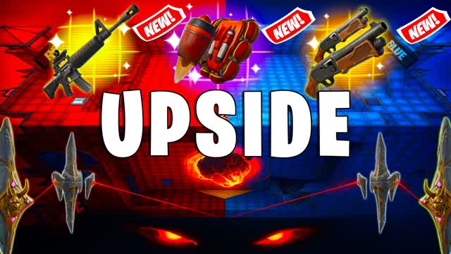 UPSIDE RED VS BLUE  🔴🔵