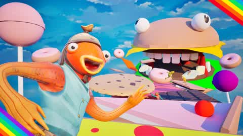 300+ LVL 🍕 Food OBBY bossfight 🏃HARD