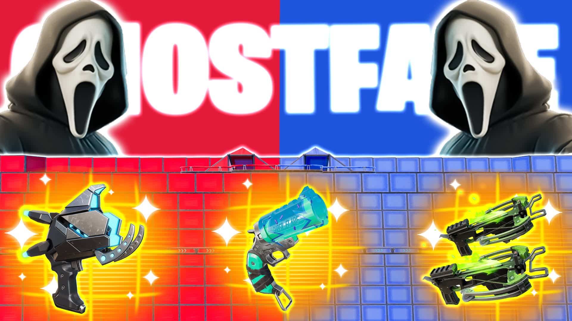 THE GHOST FACE RED VS BLUE 🔴🔵