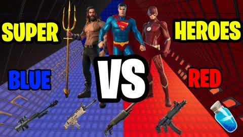 🦸‍♂️SUPER HEROES 🔴 RED VS BLUE 🔵