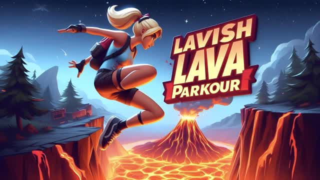 Lavish Lava Parkour!