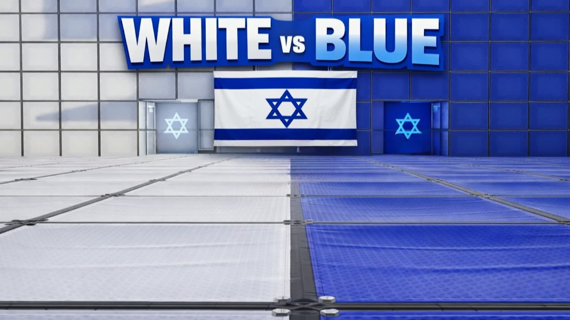 israel white vs blue