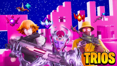 ZERO BUILD TRIOS ⭐CUBE ZONEWARS