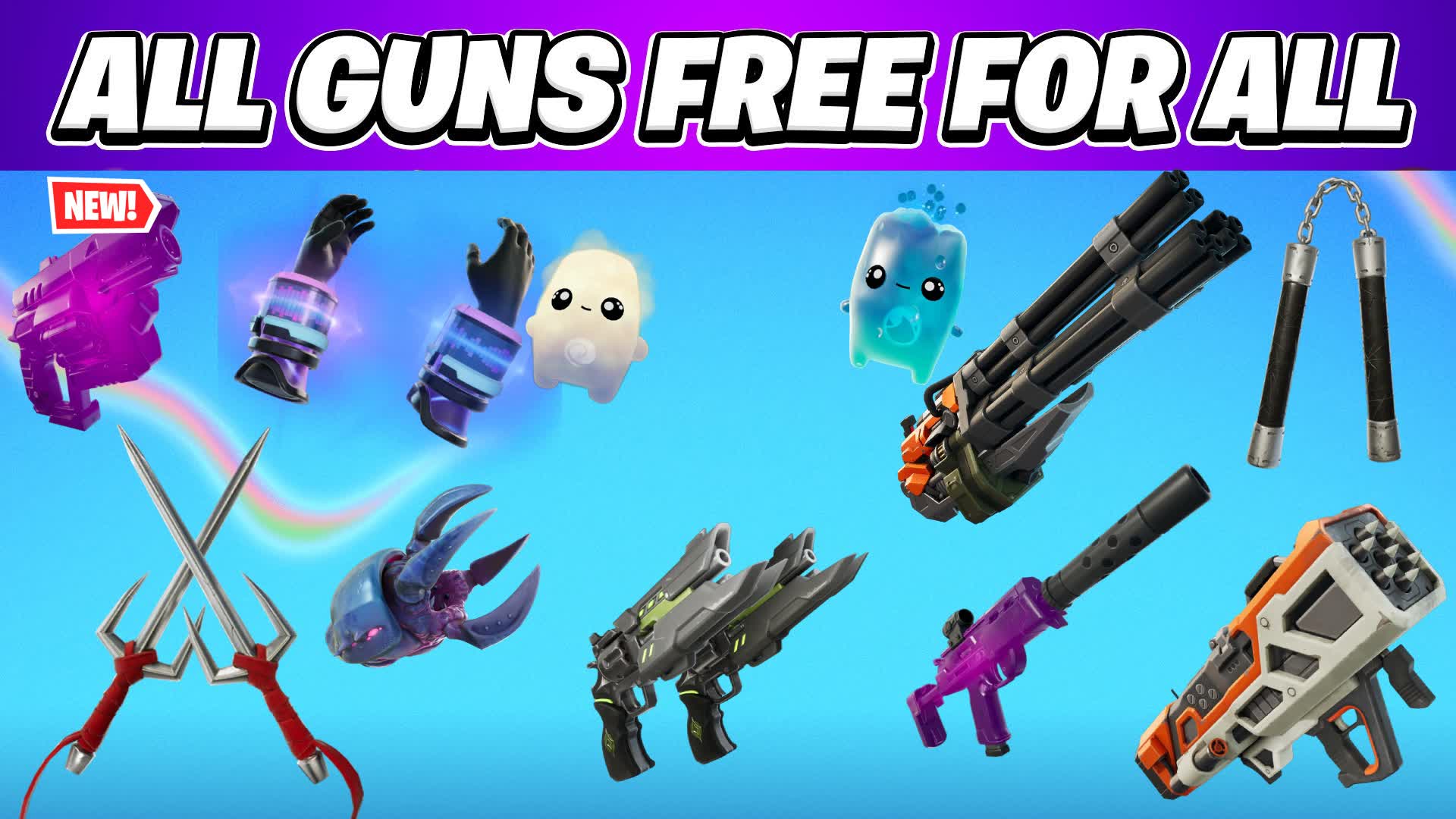 TMNT⭐ALL WEAPONS - FREE FOR ALL
