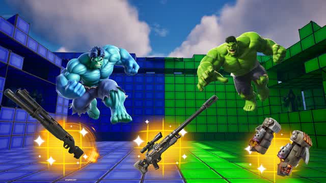 BLUE VS GREEN DUEL👑