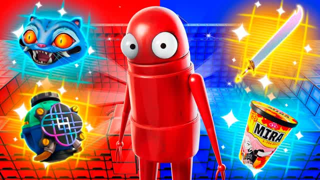 SPOOKY RED VS BLUE 🔴🔵 HUGGY WUGGY